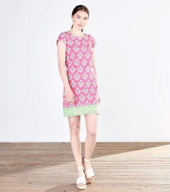 Hatley Nellie Dress - Sprout Floral S22SPL179C Fandango Pink