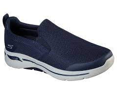 Mens Skechers Go Walk Arch Fit Sneaker 216121-NVGY Navy/Grey - 1 ONLY SIZE 12 - 20% OFF