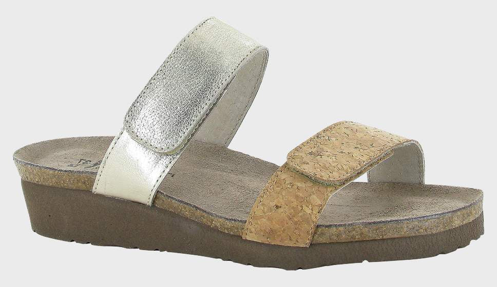 Womens Naot Althea Sandal 4035-YE1 Cork/Radiant Gold Combo - 1 ONLY SIZE 42 (11-11.5) - 20% OFF