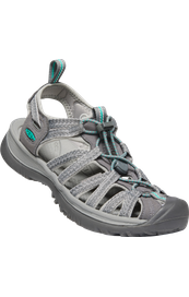 Womens Keen Whisper Waterproof Sandal 1022814 - Grey/Peacock Green