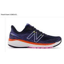 Womens New Balance Fresh Foam Runner W860G12 Eclipse / Night Sky / Vibrant Orange - 1 ONLY SIZE 7 D - 20% OFF