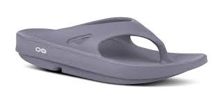 Mens Oofos OOriginal Thong Sandal 1000-SLA Slate