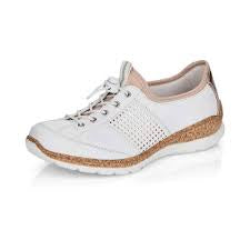 Womens Rieker Nikita Sneaker N42G8-80 White