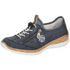 Womens Rieker Nikita Sneaker N4263-16 Dark Navy Canvas
