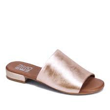 Womens Bueno "Oli" Slip-On Sandal - Rose Metallic