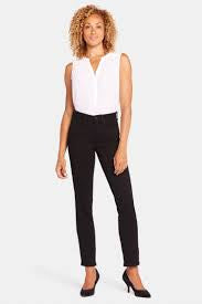 NYDJ Sheri Slim Leg Jean PNBBSS8518 - Black