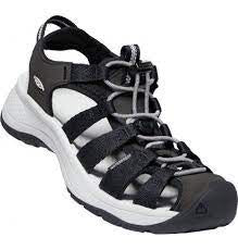 Womens Keen Astoria West Closed Toe Hiking Sandal 1023594-Black Grey