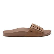 Womens Olukai Kamola Slip-On Sandal 20497-4040 Tan