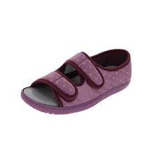 Womens Foamtreads Open-Toe "Debbien 2" Slipper - Violet