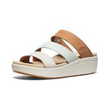 Womens Keen ElleCity Slide 1027270-Toasted Coconut/Fawn
