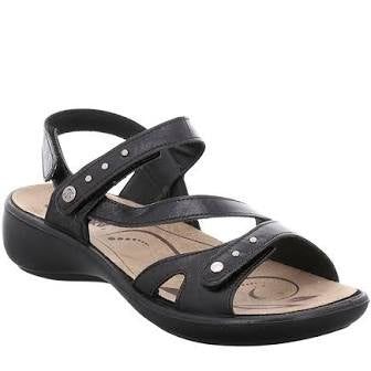 Womens Romika "Ibiza 70" Back-Strap Sandal - Black - 1 ONLY SIZE 37 (6-6.5) - 20% OFF