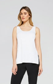 Sympli Go To Relax Tank 21120R-WHT White