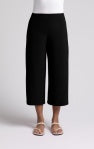 Sympli Side Slit Wide Capri 27251-BLK Black