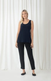 Sympli Go To Relax Tank 21120R-NVY Navy