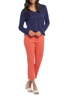 Tribal Pull-On Capri 4931O-3442-1767 Guava