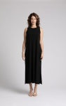 Sympli Reversible Slit Tank Dress 28160-BLK Black