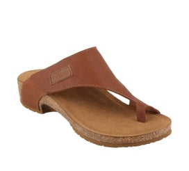 Taos Loop Slip-On Sandal w/ Toe HOld TSLOOP-526-BALR Brandy Leather