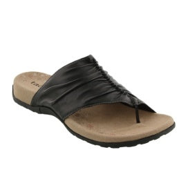 Taos Gift 2 Leather Slip-On Sandal TSGFT2-526-BKLR Black