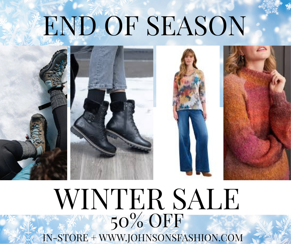 FINAL WINTER CLEARANCE SALE