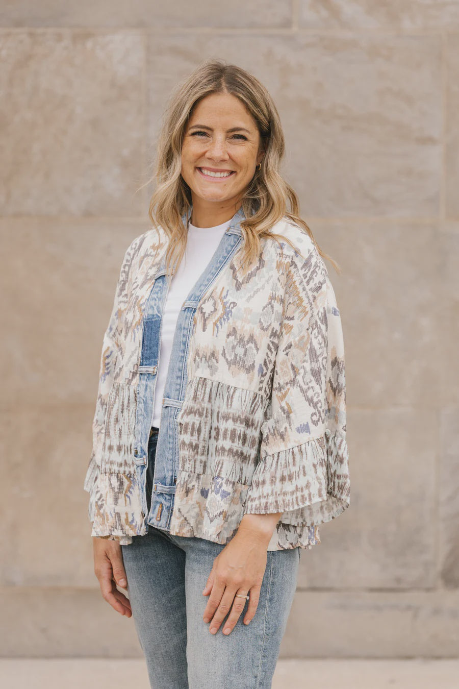 Shannon Passero Tiffany Cardigan 5474 - Liquid Print Mix