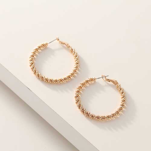 Merx Hoop Earring 03-14389-1 Gold