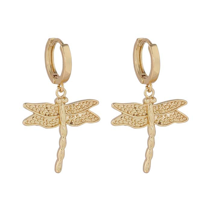Merx Dragonfly Earring 03-5689-1 Gold