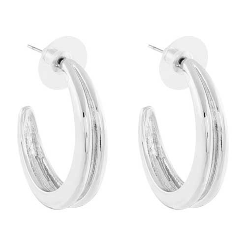 Merx Hoop Earring 03-5790 Silver