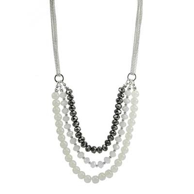 Merx Necklace 06-4758-1 White Multi
