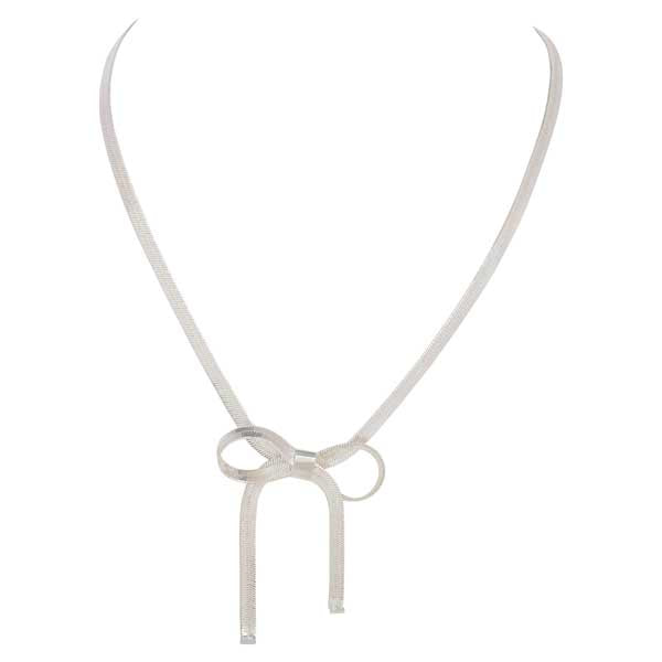 Merx "Bow" Necklace 06-5756 Silver