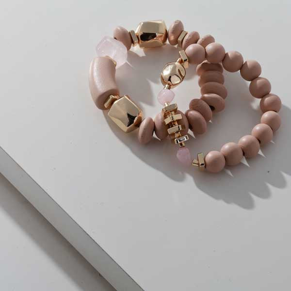 Merx Bracelets (2) 07-14379-2  - Gold/Rose