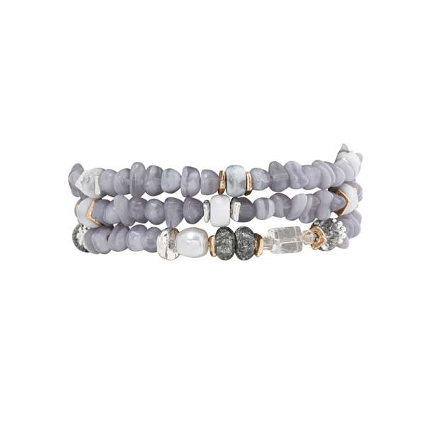 Merx Bracelets (3) 07-14409-1 Silver