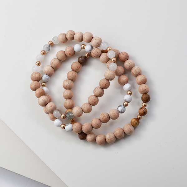 Merx Bracelets - Set/3 - 07-42402-1 Beige