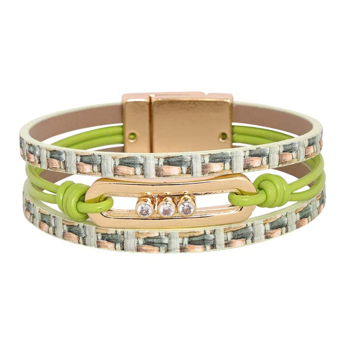 Merx Bracelet 07-6591-02 Lime Green Combo