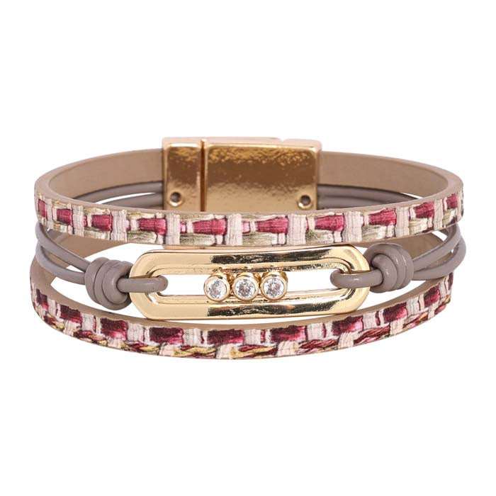 Merx Bracelet 07-6591-03 Pink Combo