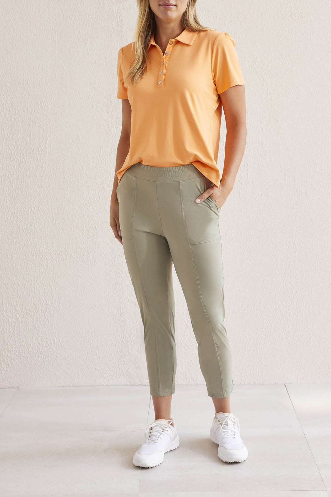 Tribal Sport Pull-On Technical Capri 1207O-3668-0202 Army - 1 ONLY SIZE 10 - 20% OFF