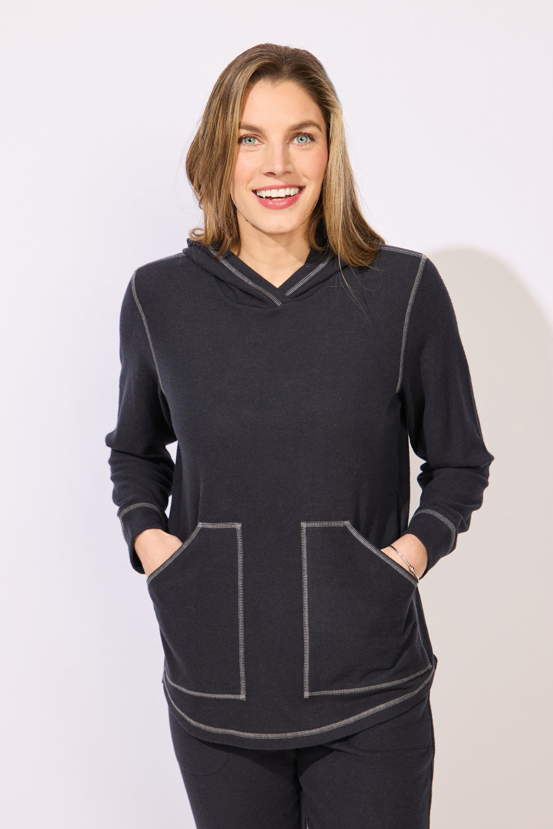 Escape by Habitat Comfort Hoodie E13211-Black