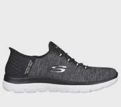 Womens Skechers "Slip-Ins" Summit "Dazzling Haze" Sneaker 149937-BKW Black