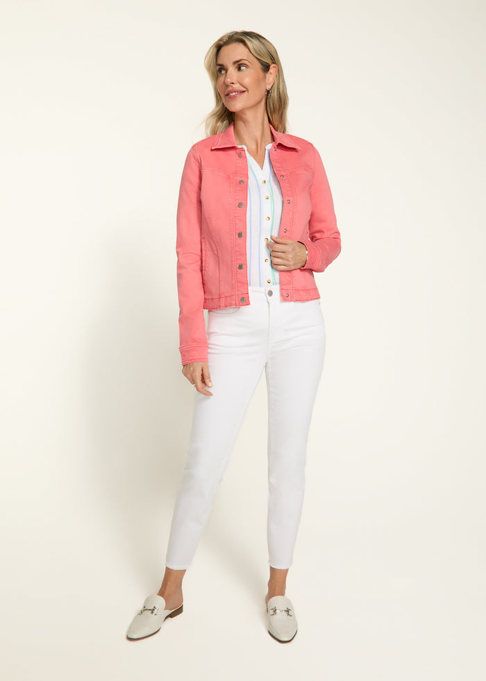 FDJ Twill Jacket 1992511-COR Coral