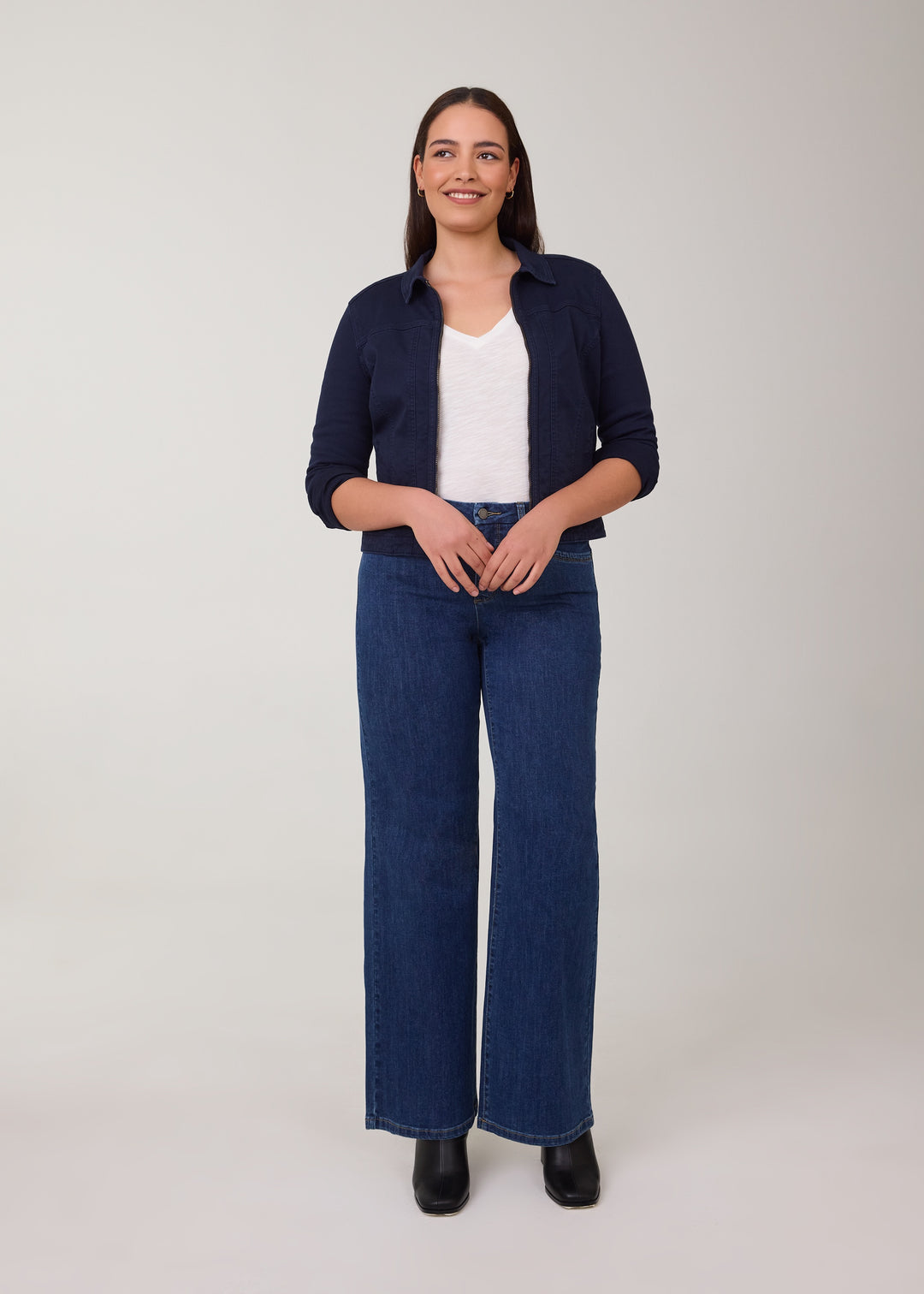 FDJ Olivia Wide Leg Jean 2173250-DEL Delight