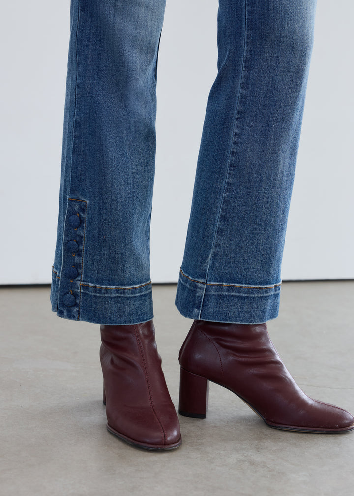 FDJ Pull-On Boot Ankle Jean 2462669-DKVINT Dark Vintage
