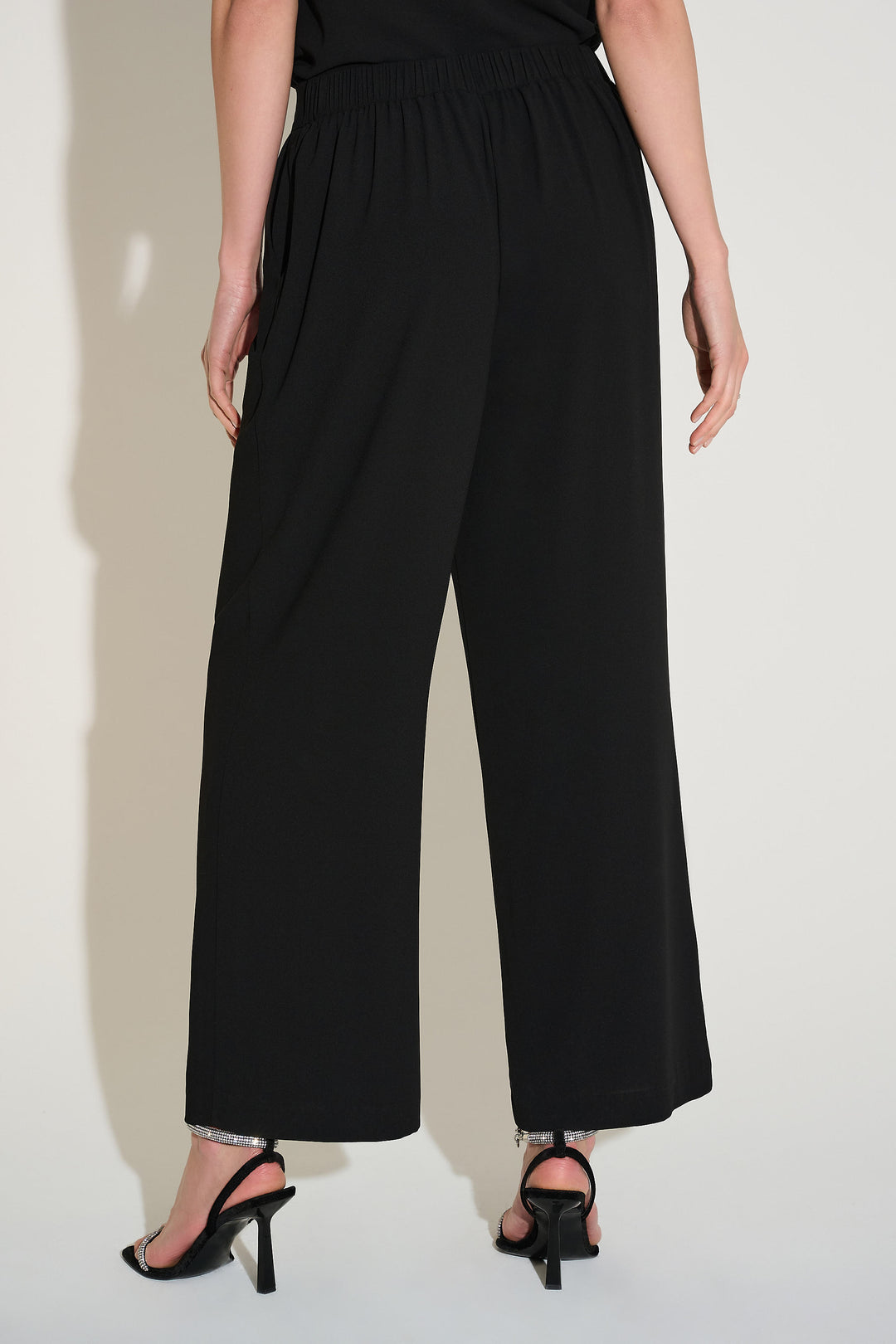 Joseph Ribkoff Georgette Straight Leg Pant 253756-11 Black