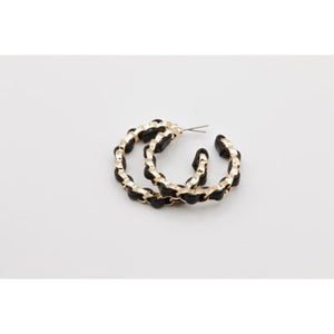 Caracol Earring 2674-GLD Gold/Black