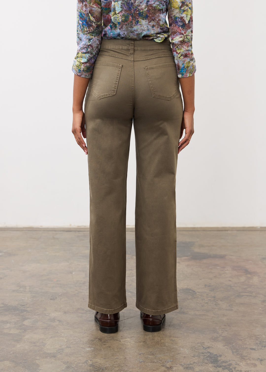 FDJ Olivia Wide Leg Jean 2751511-OLV Olive