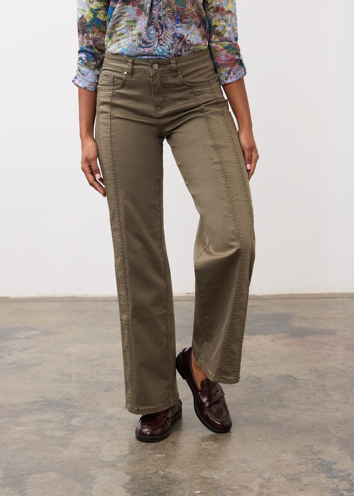 FDJ Olivia Wide Leg Jean 2751511-OLV Olive