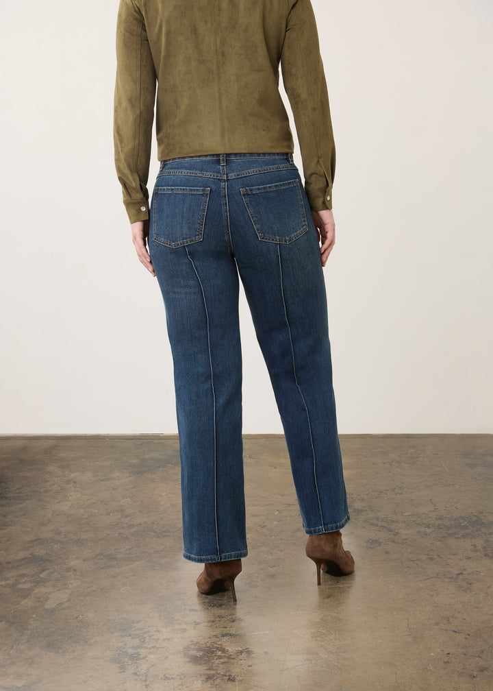 FDJ Olivia Wide Ankle Jean 2768779-DIN Dark Indigo