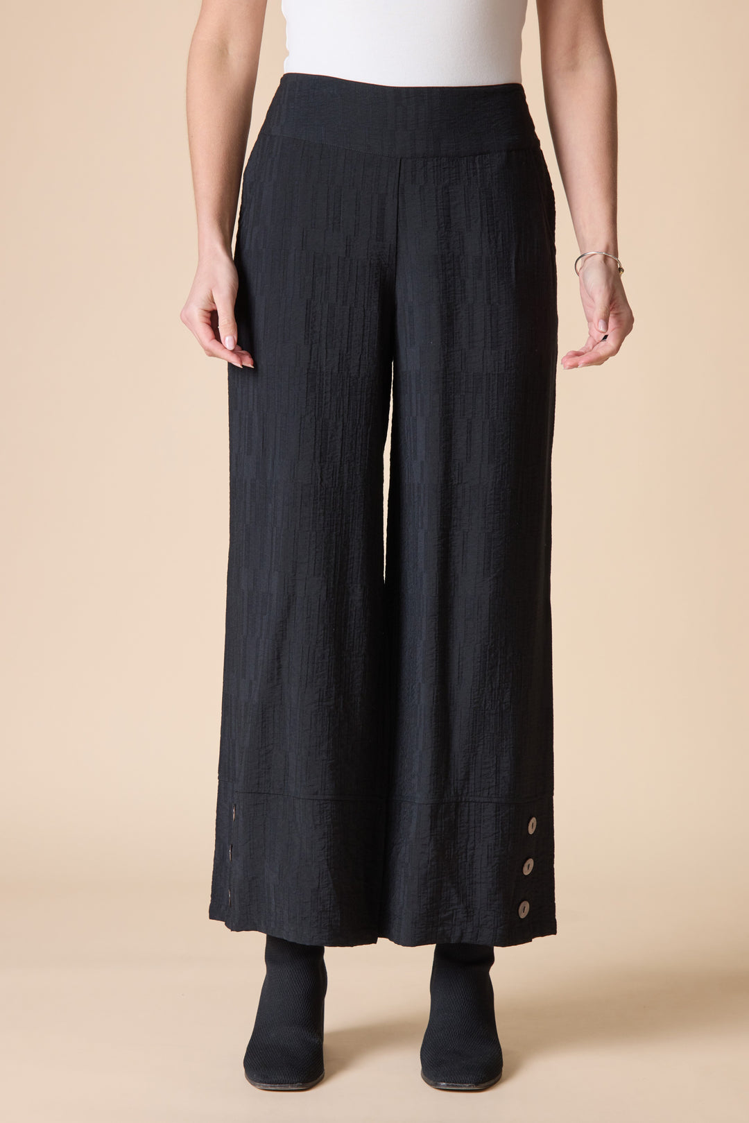Habitat Button Hem Pant H30778-Black