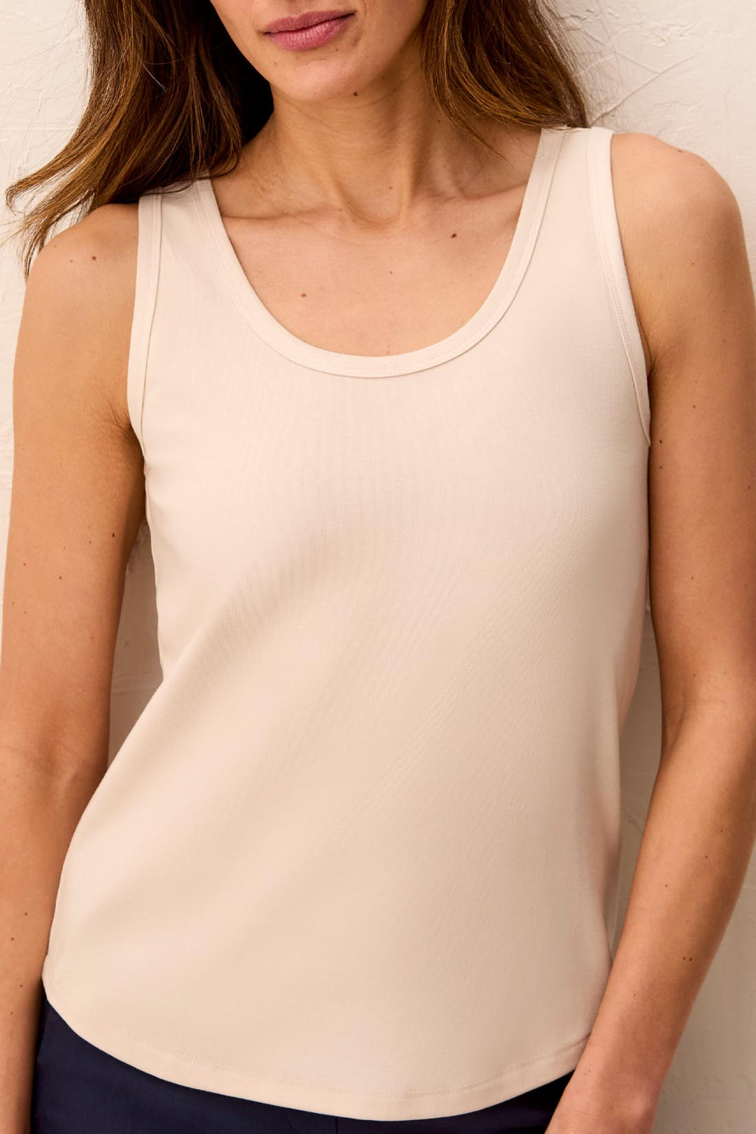 Tribal Scoop Neck Camisole w/ Shirttail 3281O-8564-3111 MoonStone