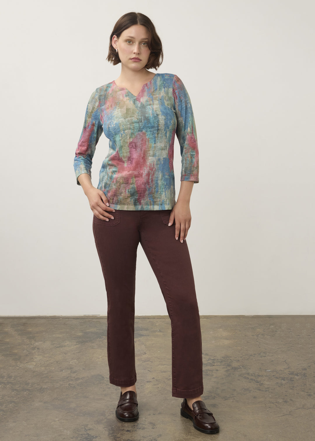 FDJ Notch Neck Top 3342451-HORA Horatio