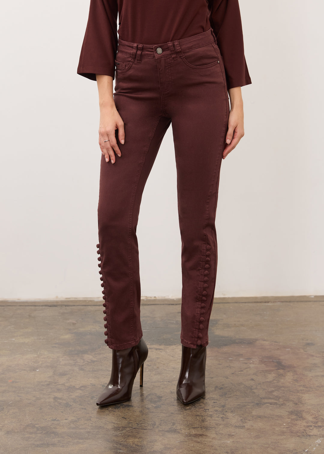 FDJ French Dressing Olivia Pencil Leg Jean 5147511-FIG