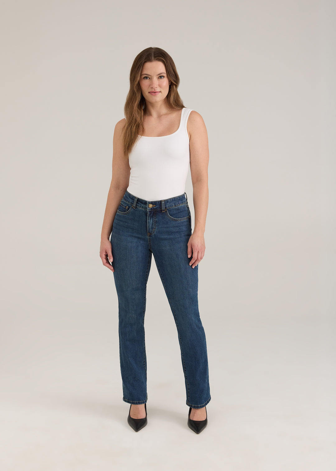 FDJ Christina Bootleg Jean 5508779-DWH Dark Wash